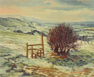 Sussex Stile, winter, 1996